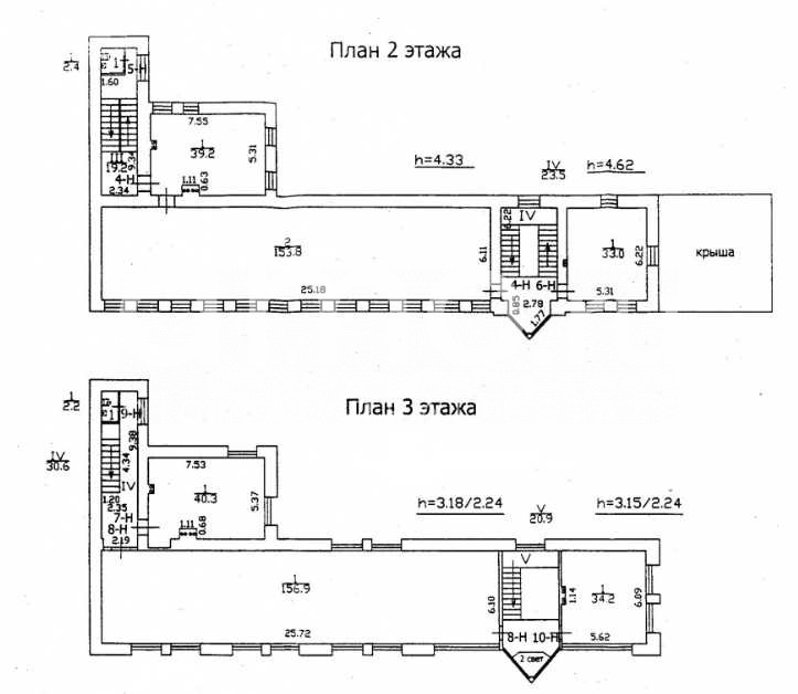 Планировка офиса 1052 м², 1 этаж, Особняк «Транспортный 4»